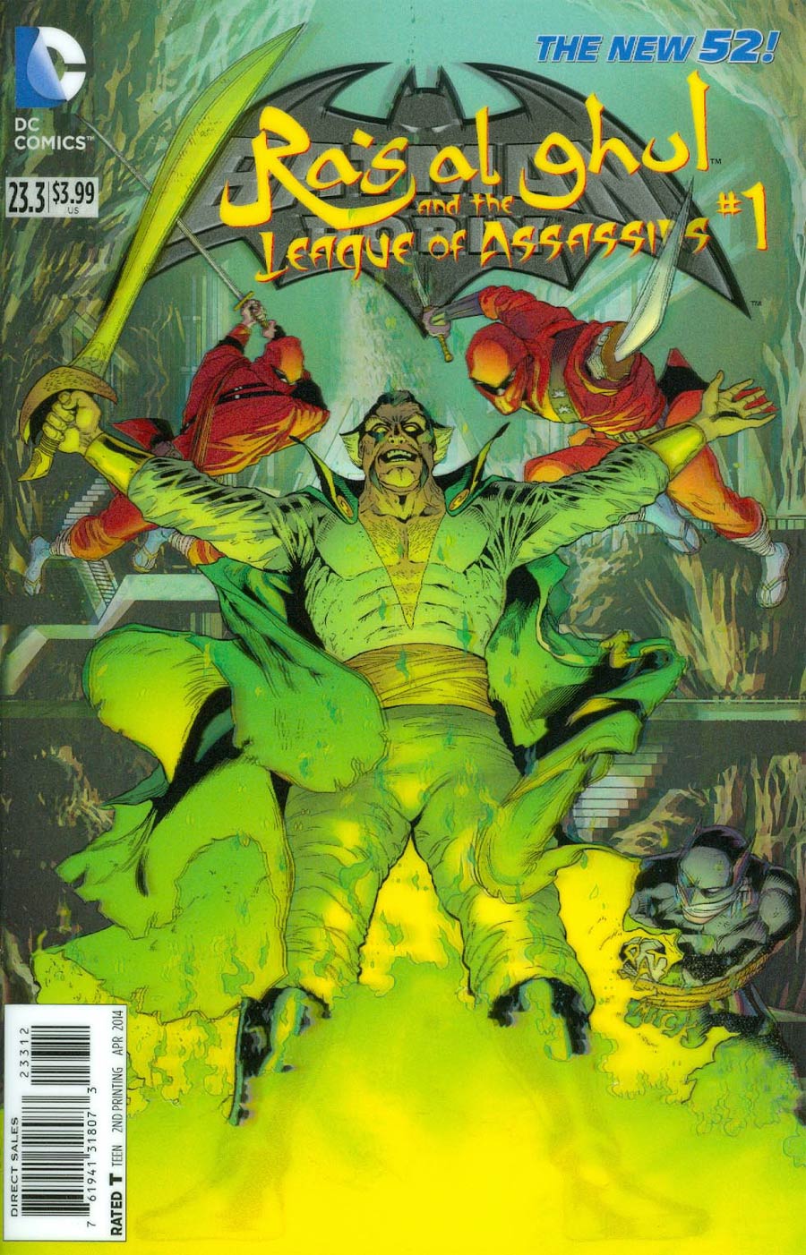 Batman And Robin Vol 2 #23.3 Ras Al Ghul And The League Of Assassins Cover C 2nd Ptg 3D Motion Cover