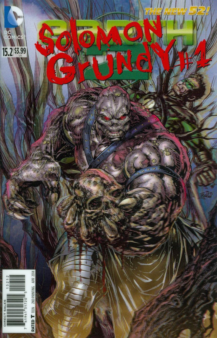 Earth 2 #15.2 Solomon Grundy Cover C 2nd Ptg 3D Motion Cover