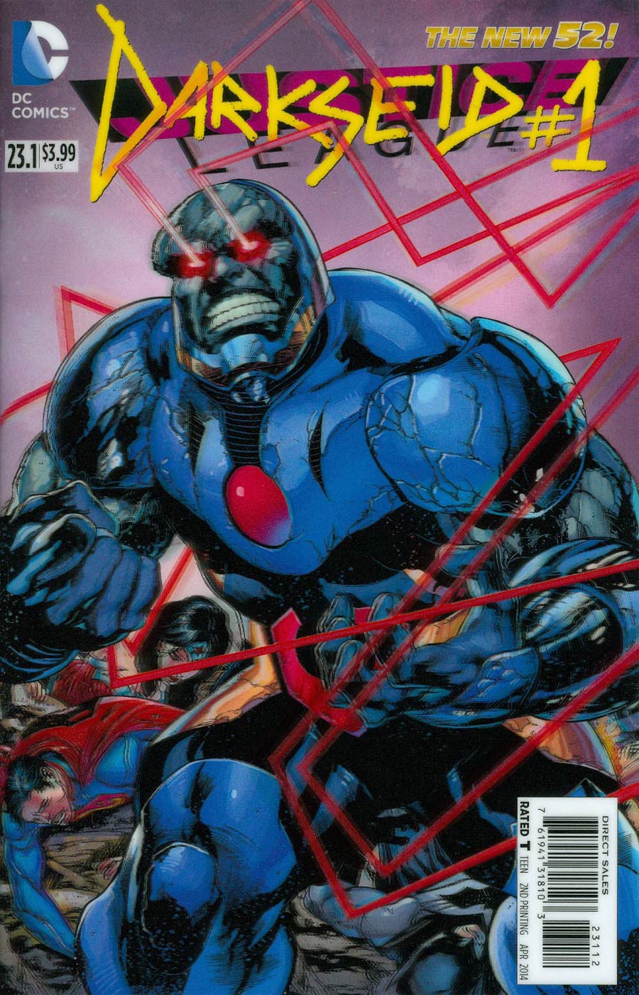 Justice League Vol 2 #23.1 Darkseid Cover C 2nd Ptg 3D Motion Cover