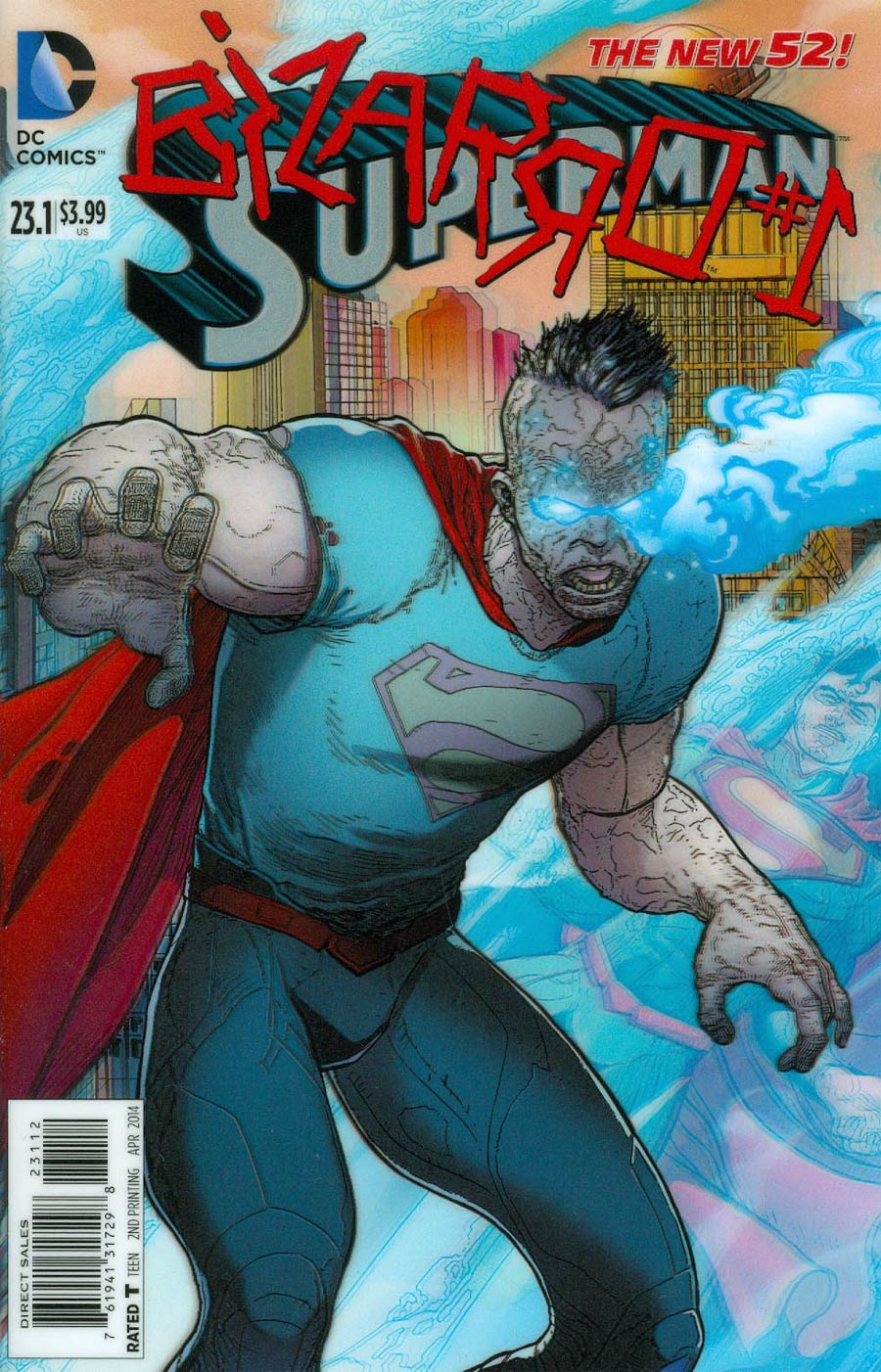 Superman Vol 4 #23.1 Bizarro Cover C 2nd Ptg 3D Motion Cover