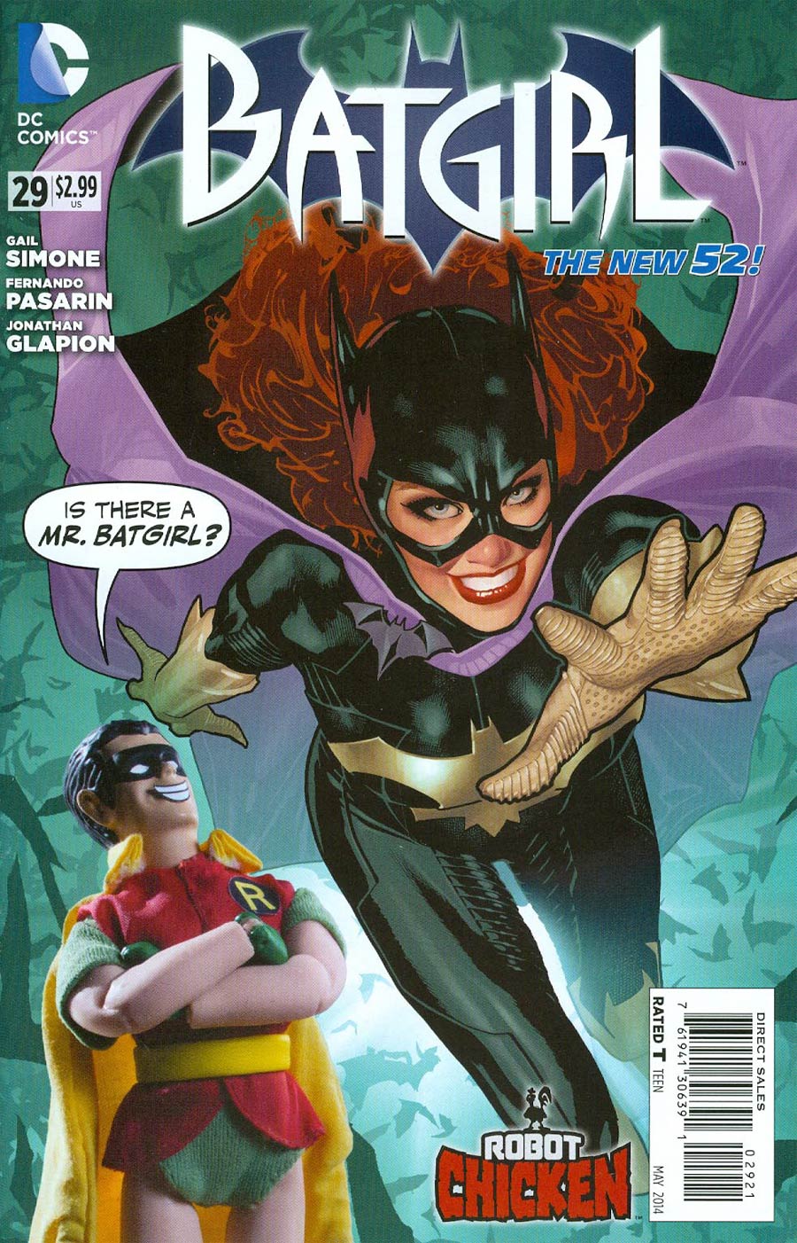 Batgirl Vol 4 #29 Cover B Incentive Robot Chicken Variant Cover