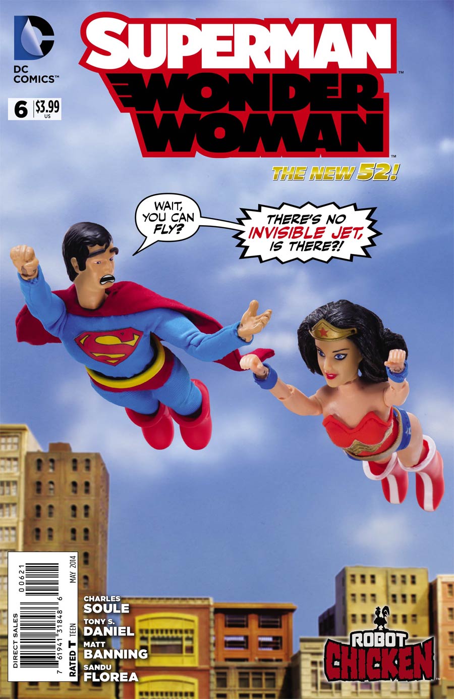 Superman Wonder Woman #6 Cover D Incentive Robot Chicken Variant Cover