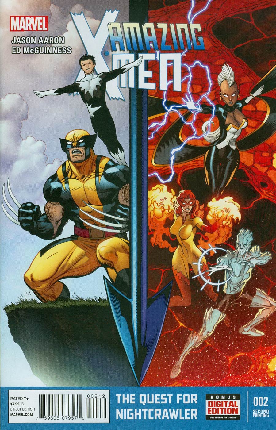 Amazing X-Men Vol 2 #2 Cover C 2nd Ptg Ed McGuinness Variant Cover