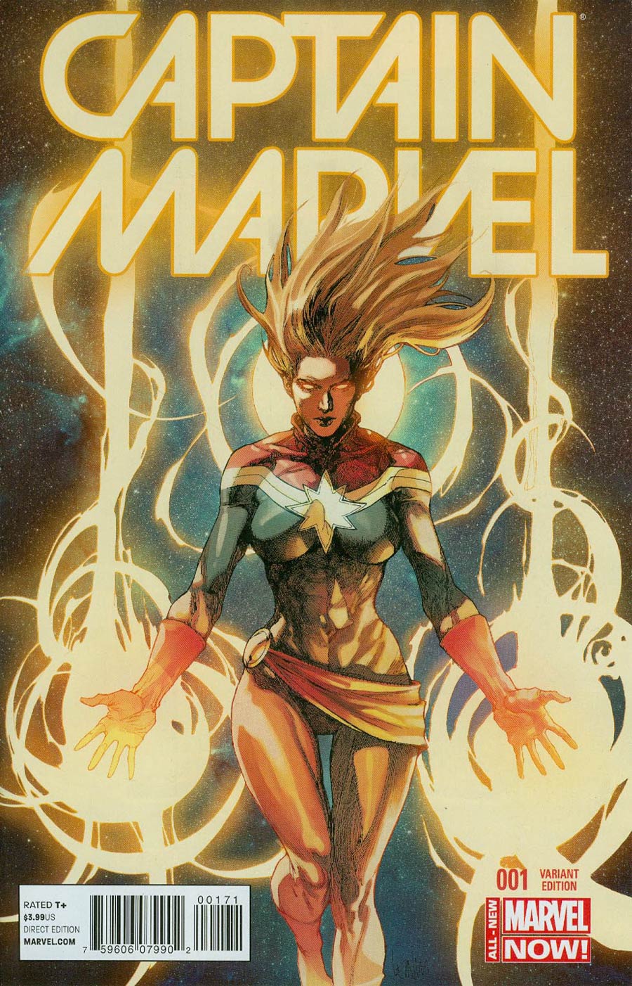 Captain Marvel Vol 7 #1 Cover D Variant Leinil Francis Yu Cover