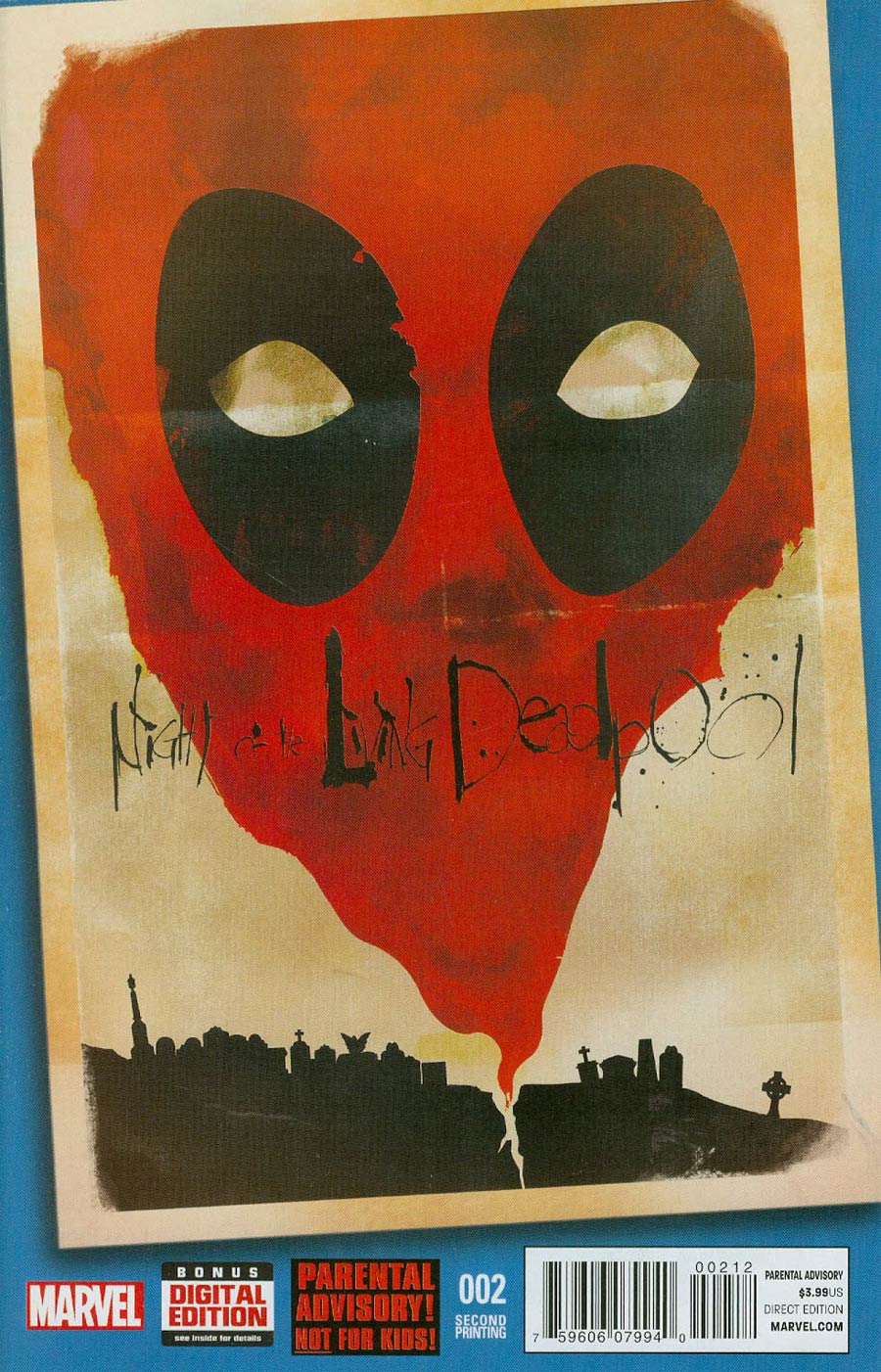 Night Of The Living Deadpool #2 Cover B 2nd Ptg Jay Shaw Variant Cover