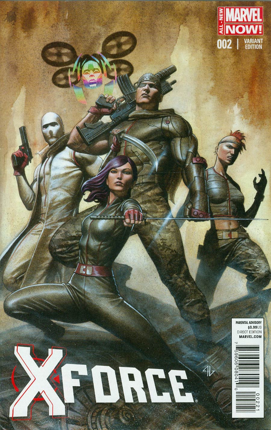 X-Force Vol 4 #2 Cover B Incentive Adi Granov Variant Cover