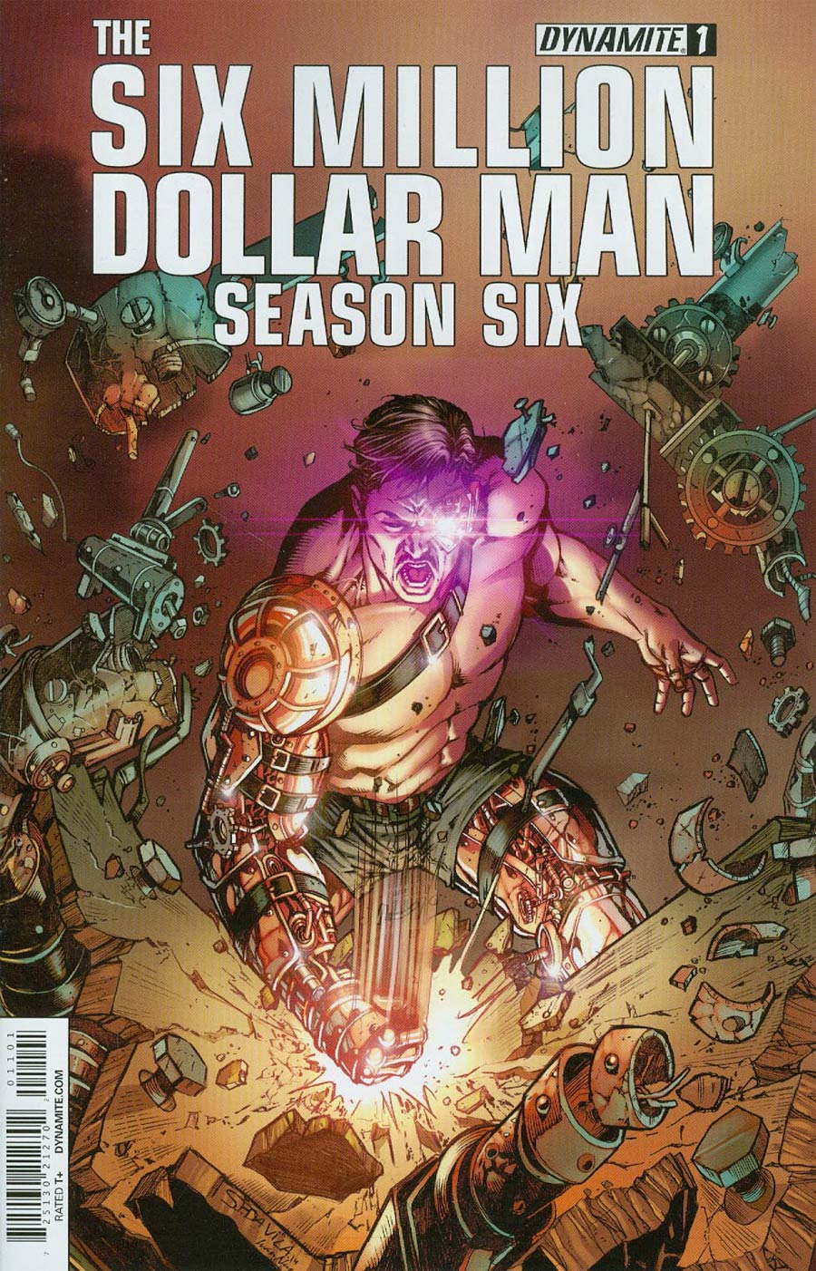 Six Million Dollar Man Season 6 #1 Cover E Variant Sergio Davila Steampunk Color Cover