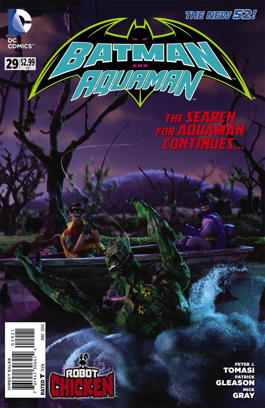 Batman And Aquaman #29 Cover B Incentive Robot Chicken Variant Cover