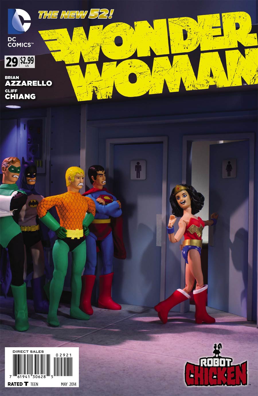 Wonder Woman Vol 4 #29 Cover B Incentive Robot Chicken Variant Cover