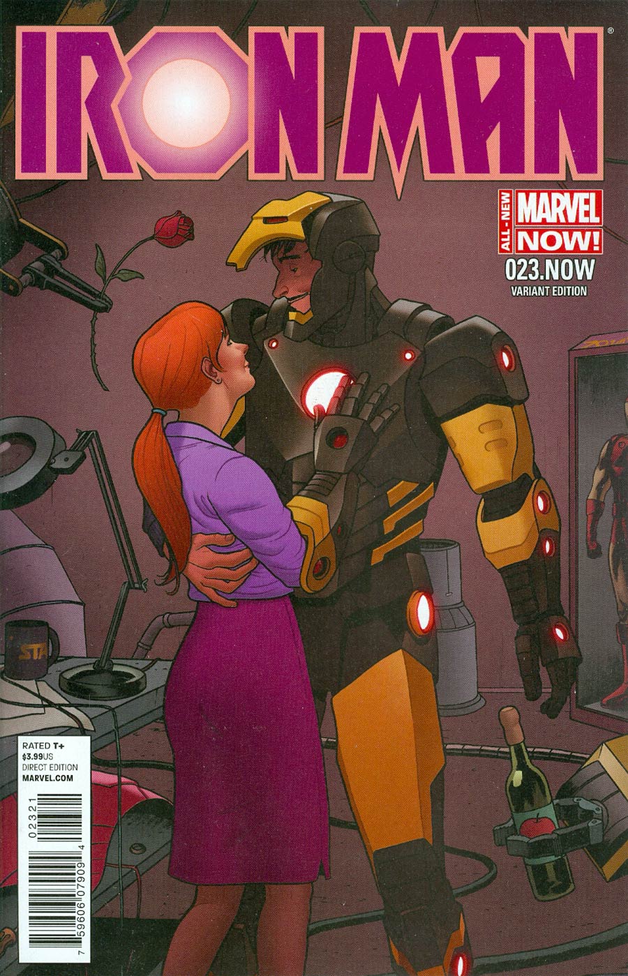 Iron Man Vol 5 #23.NOW Cover D Incentive Joe Quinones Variant Cover