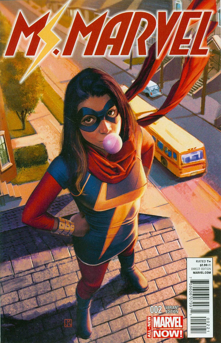 Ms Marvel Vol 3 #2 Cover B Incentive Jorge Molina Variant Cover