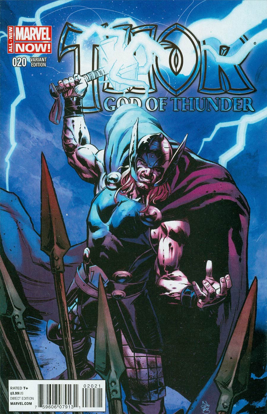 Thor God Of Thunder #20 Cover B Incentive Nic Klein Variant Cover