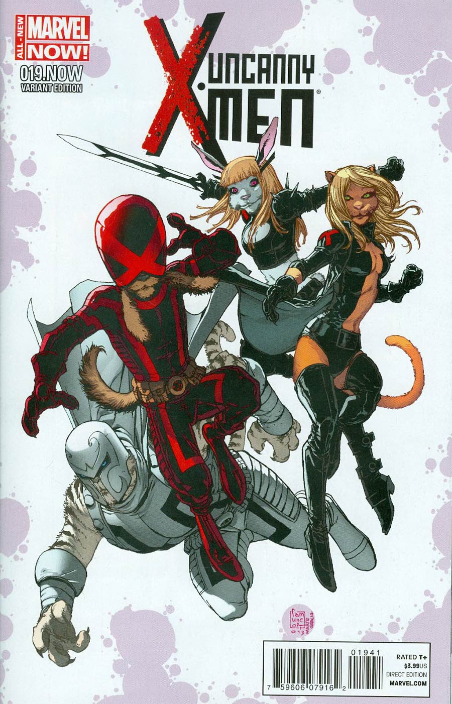 Uncanny X-Men Vol 3 #19.NOW Cover B Variant Giuseppe Camuncoli Animal Cover