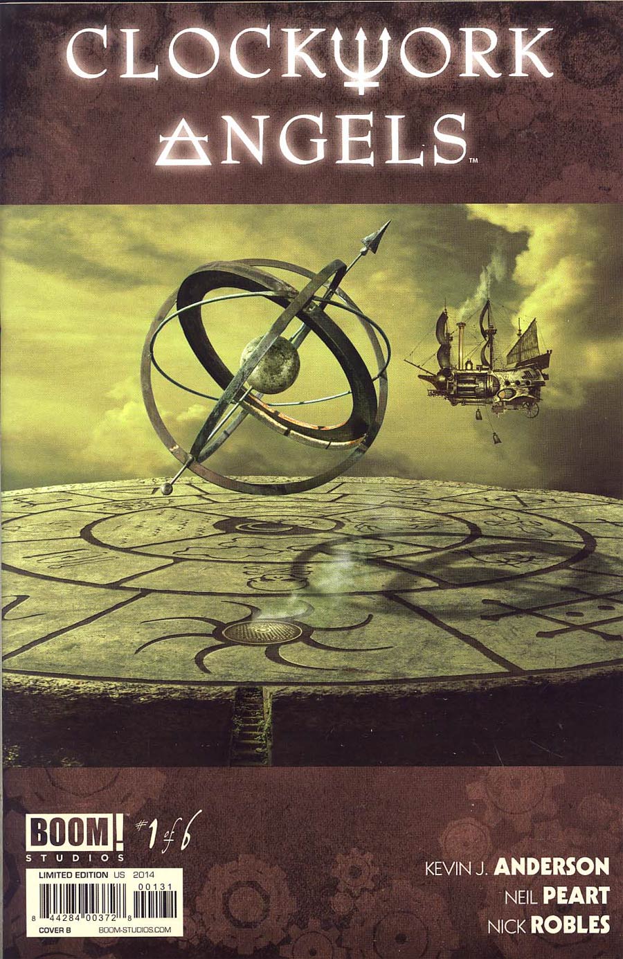 Rush Clockwork Angels #1 Cover B Variant Fan Subscription Cover