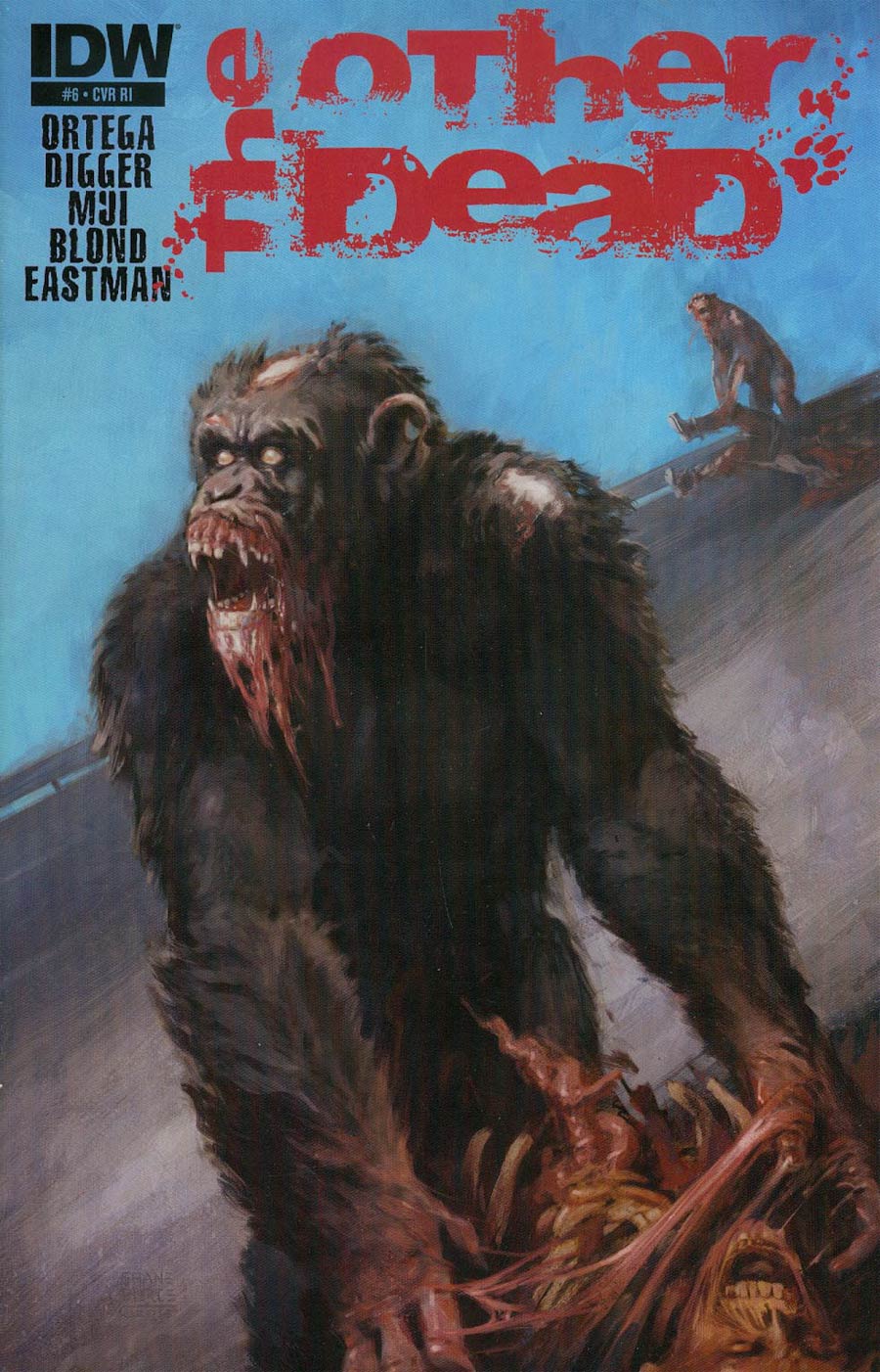 Other Dead #6 Cover C Incentive Shane Pierce Zombie Chimpanzee Variant Cover