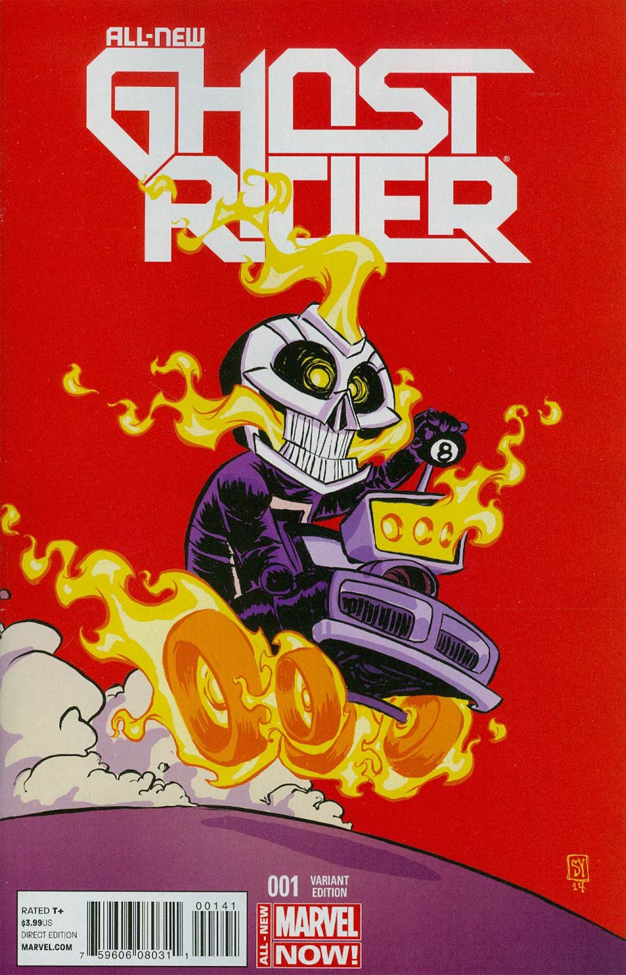 All-New Ghost Rider #1 Cover C Variant Skottie Young Baby Cover