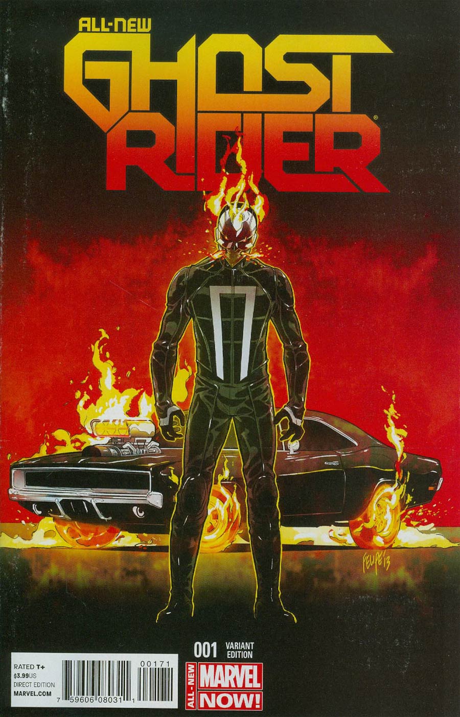 All-New Ghost Rider #1 Cover D Incentive Felipe Smith Vehicle Variant Cover