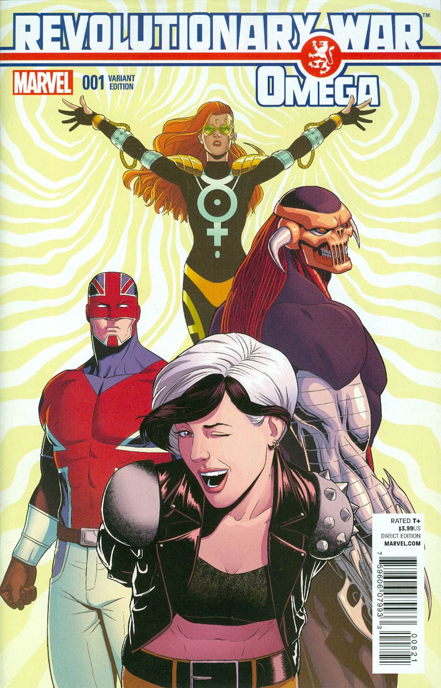 Revolutionary War Omega #1 Cover B Incentive Jamie McKelvie Variant Cover (Revolutionary War Part 8)