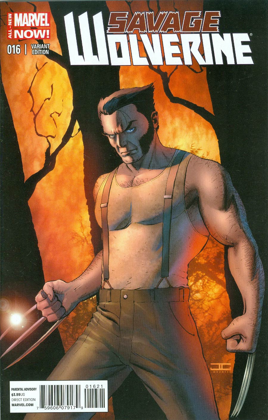 Savage Wolverine #16 Cover B Incentive John Cassaday Variant Cover