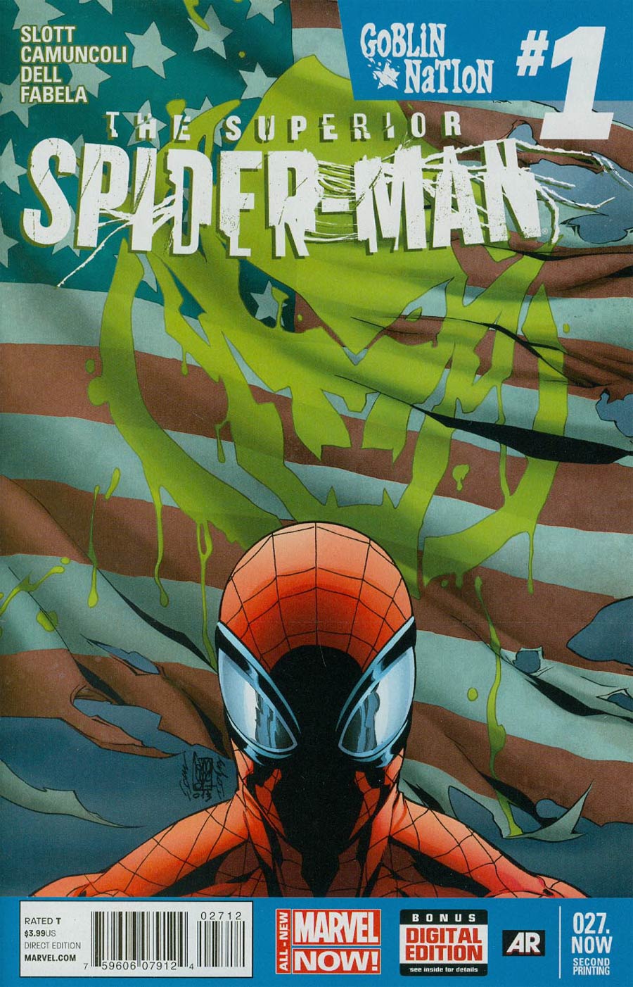 Superior Spider-Man #27.NOW Cover G 2nd Ptg Variant Cover