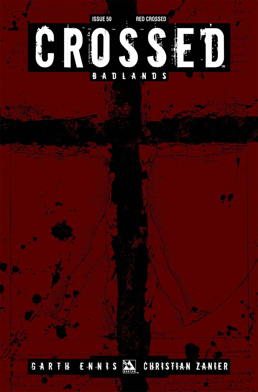 Crossed Badlands #50 Cover H Incentive Red Crossed Edition