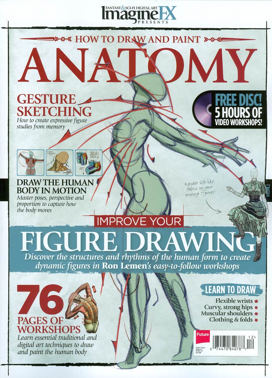 Imagine FX Presents UK How To Draw And Paint Anatomy