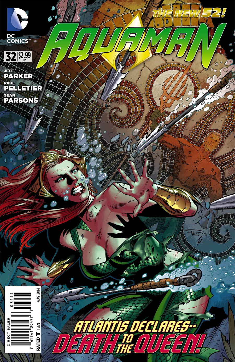 Aquaman Vol 5 #32 Cover A Regular Paul Pelletier Cover