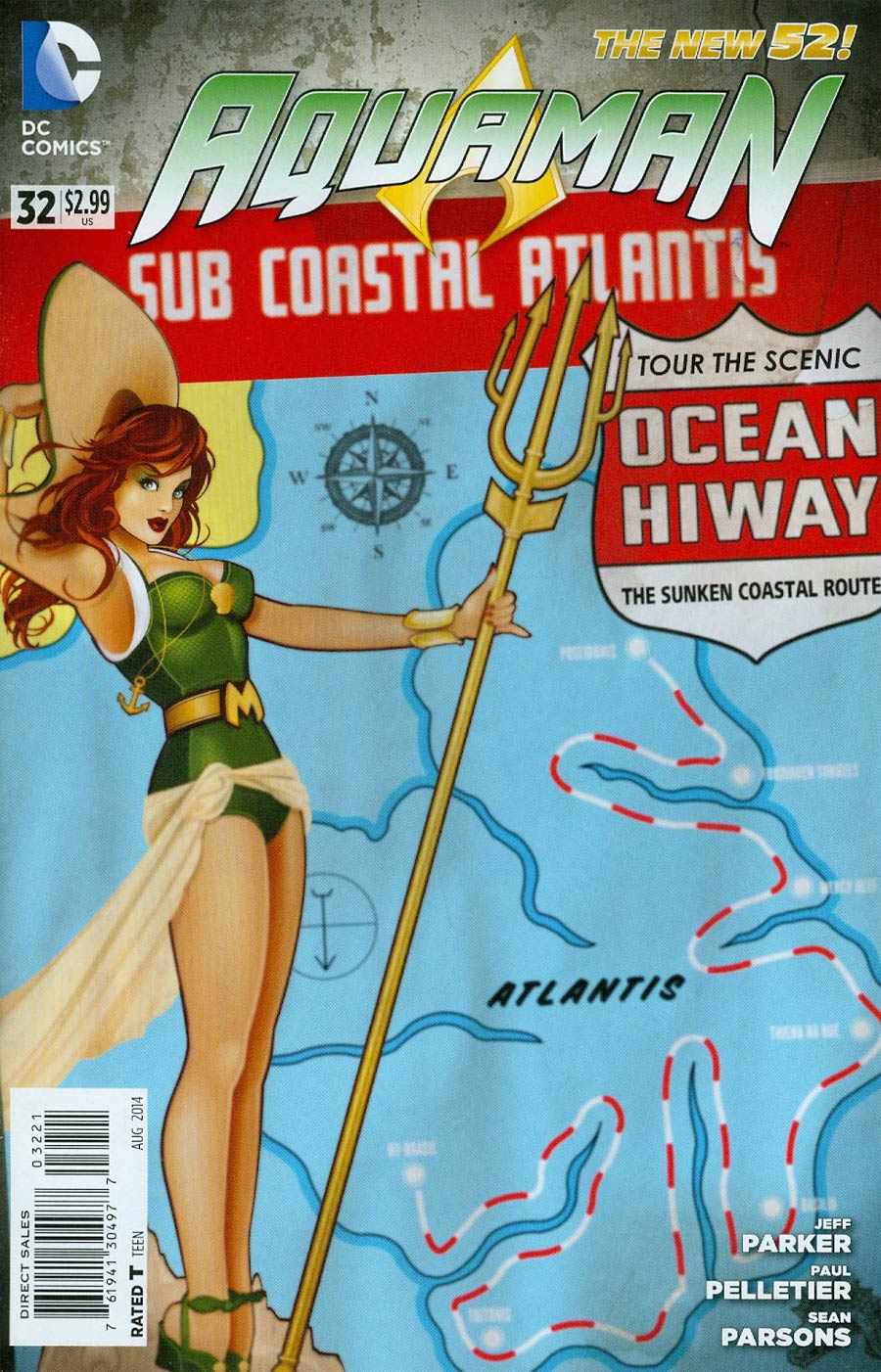 Aquaman Vol 5 #32 Cover B Variant DC Bombshells Cover