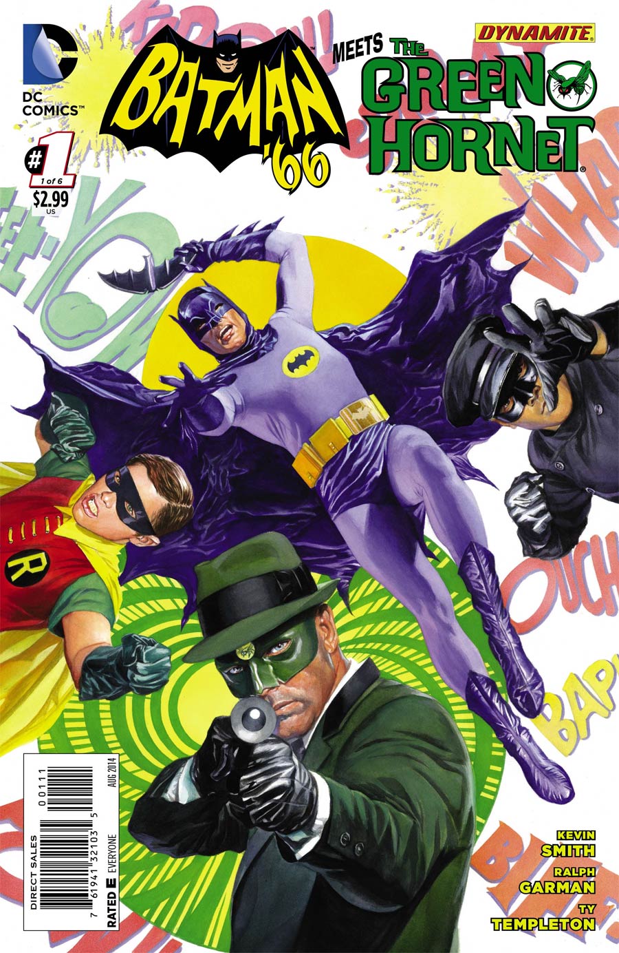 Batman 66 Meets Green Hornet #1 Cover A 1st Ptg Regular Alex Ross Cover