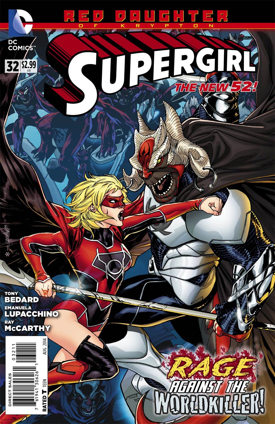 Supergirl Vol 6 #32 (Red Daughter Of Krypton Tie-In)