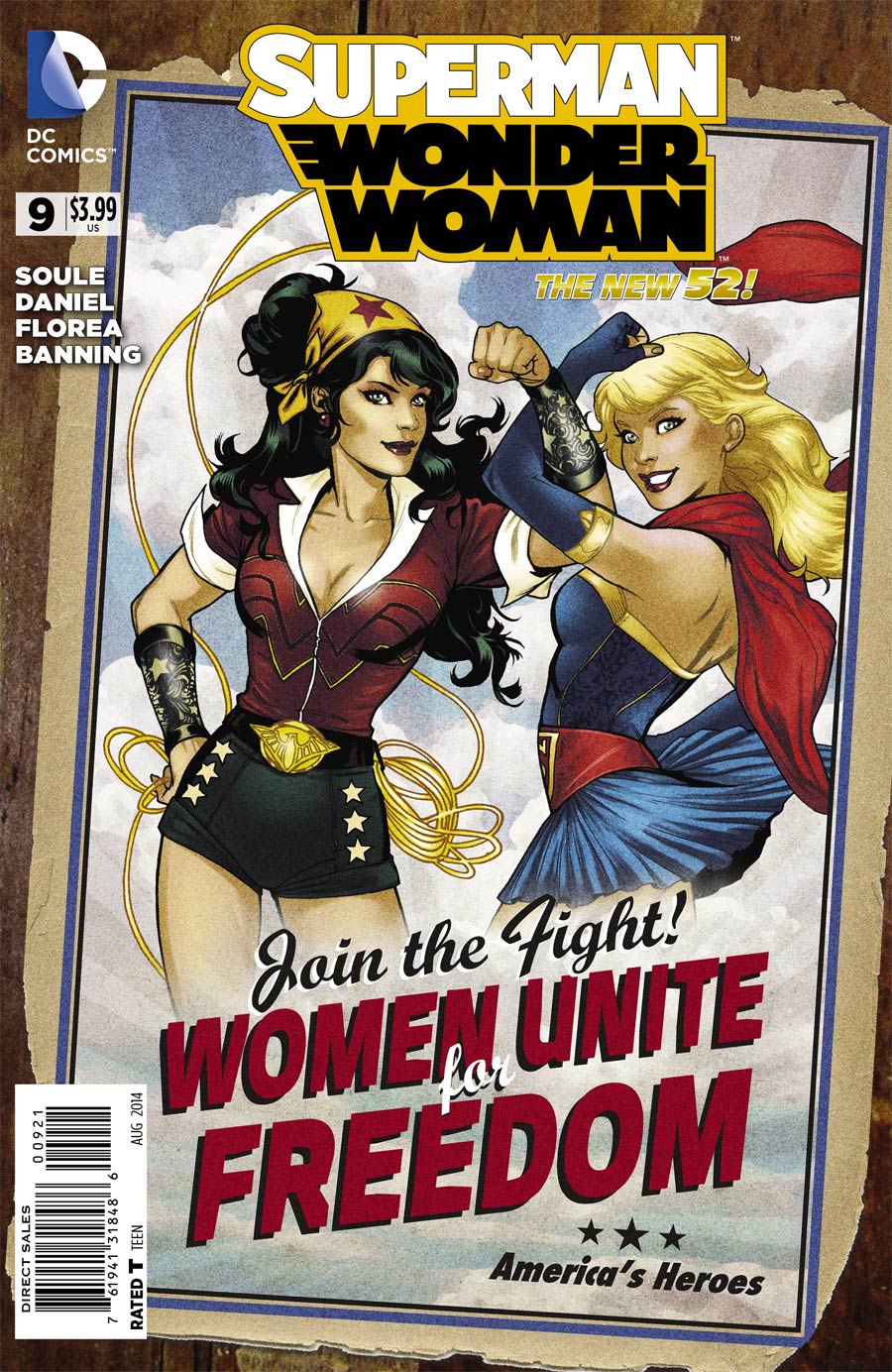 Superman Wonder Woman #9 Cover B Variant DC Bombshells Cover (Superman Doomed Tie-In)