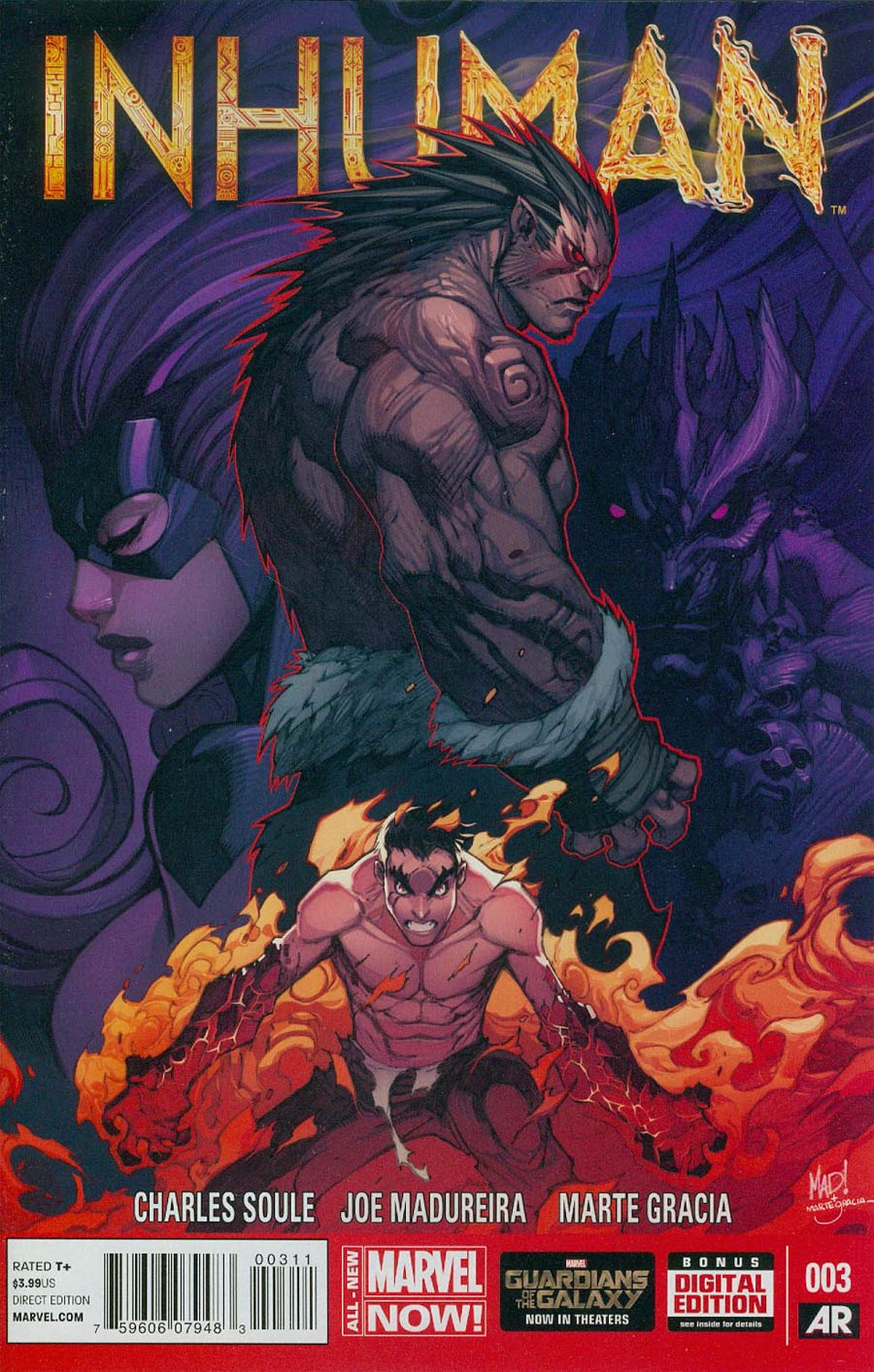 Inhuman #3 Cover A Regular Joe Madureira Cover