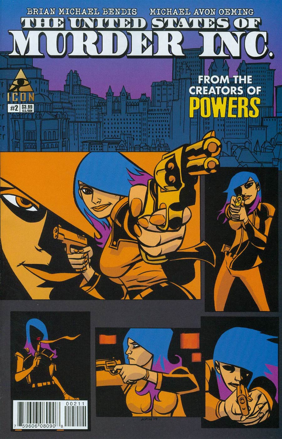 United States Of Murder Inc #2 Cover A Regular Michael Avon Oeming Cover