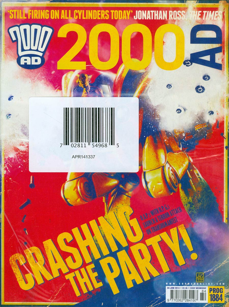 2000 AD #1884 - 1887 Pack Jun 2014