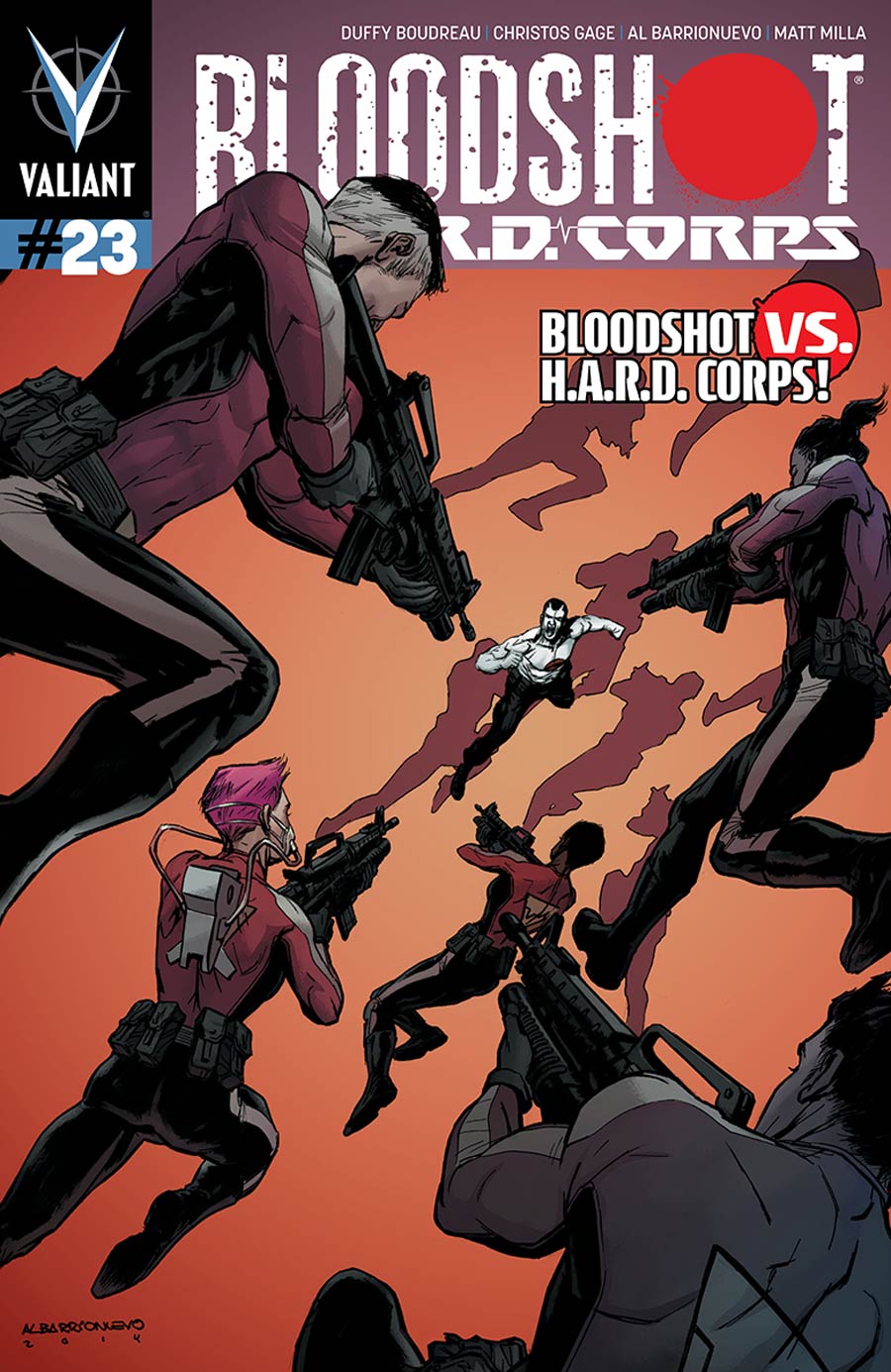 Bloodshot And H.A.R.D. Corps #23 Cover A Regular Al Barrionuevo Cover