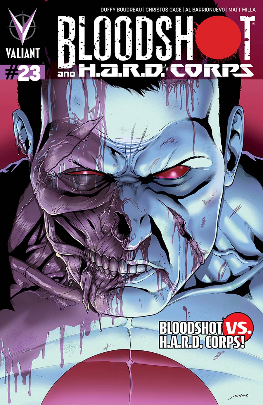 Bloodshot And H.A.R.D. Corps #23 Cover B Variant Pere Perez Cover