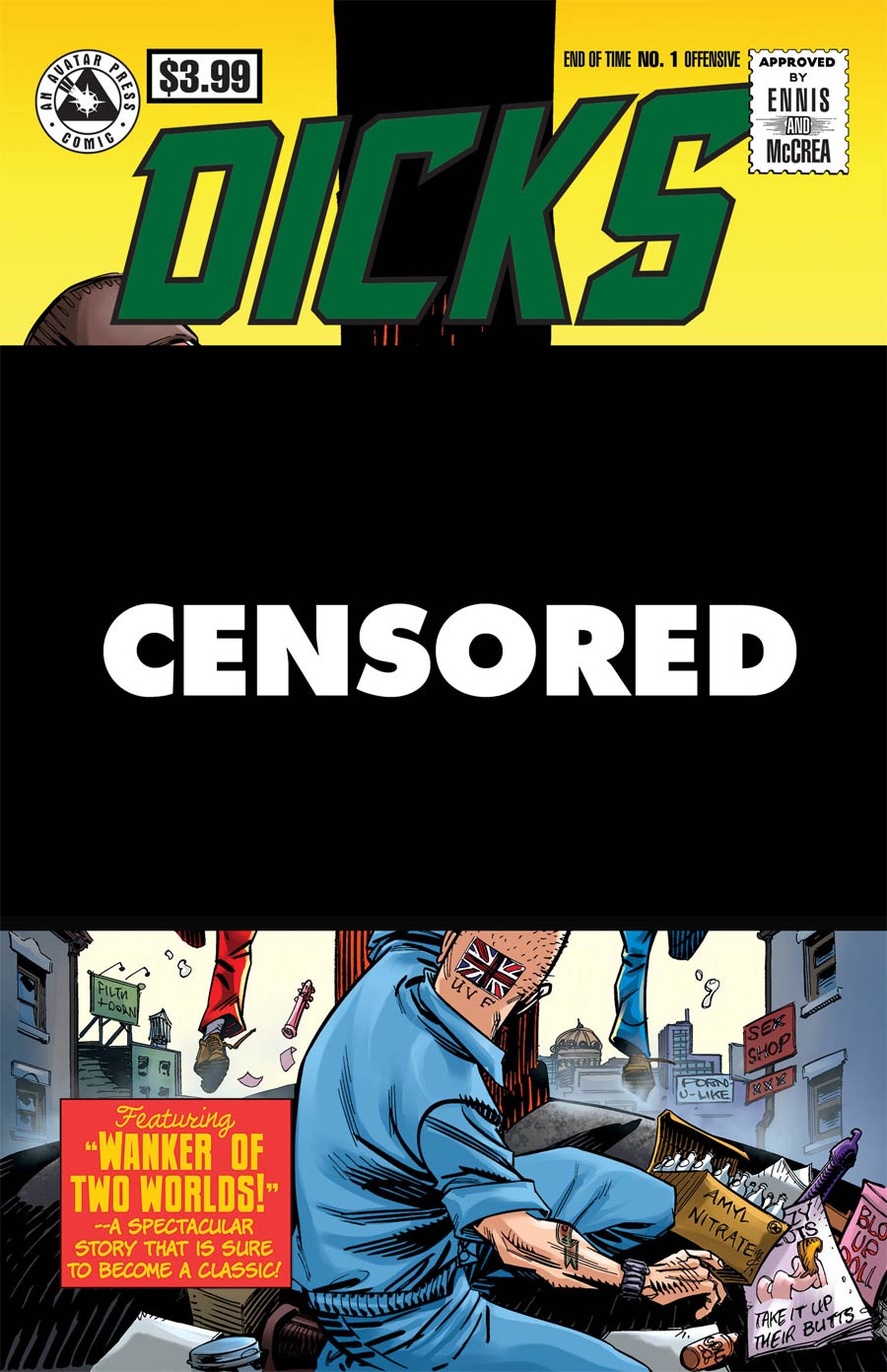 Dicks End Of Time #1 Cover B Offensive Cover