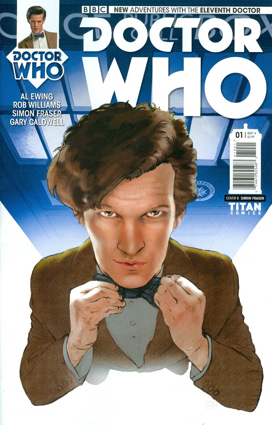 Doctor Who 11th Doctor #1 Cover B Variant Simon Fraser Subscription Cover