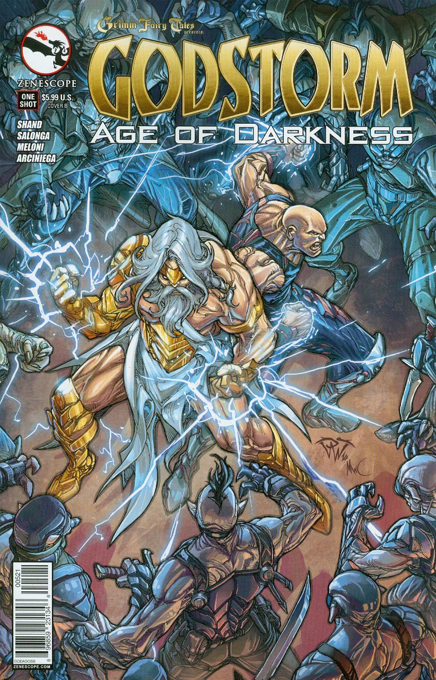 Grimm Fairy Tales Presents Godstorm Age Of Darkness One Shot Cover B Paolo Pantalena (Age Of Darkness Tie-In)