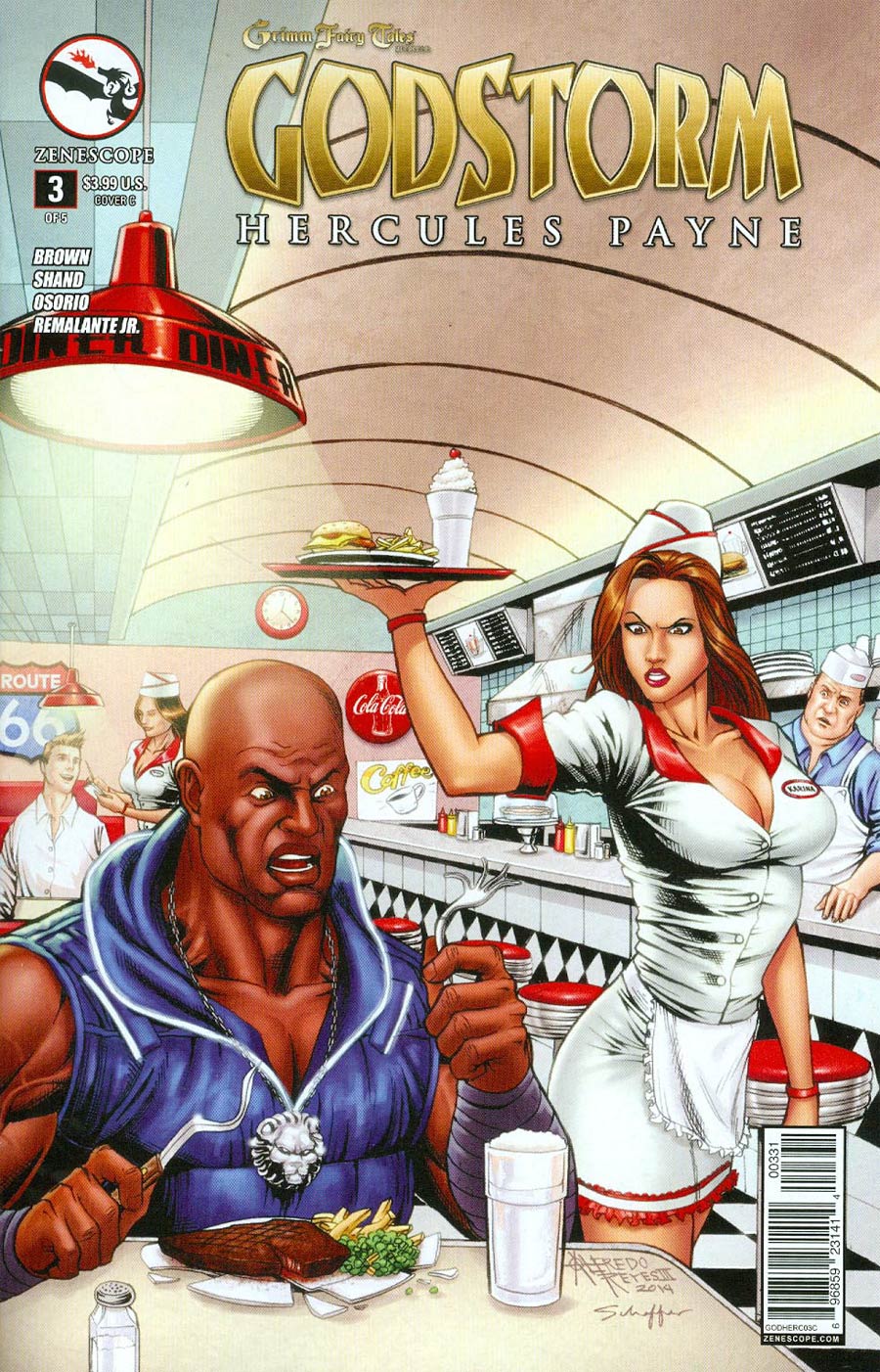 Grimm Fairy Tales Presents Godstorm Hercules Payne #3 Cover C Alfredo Reyes