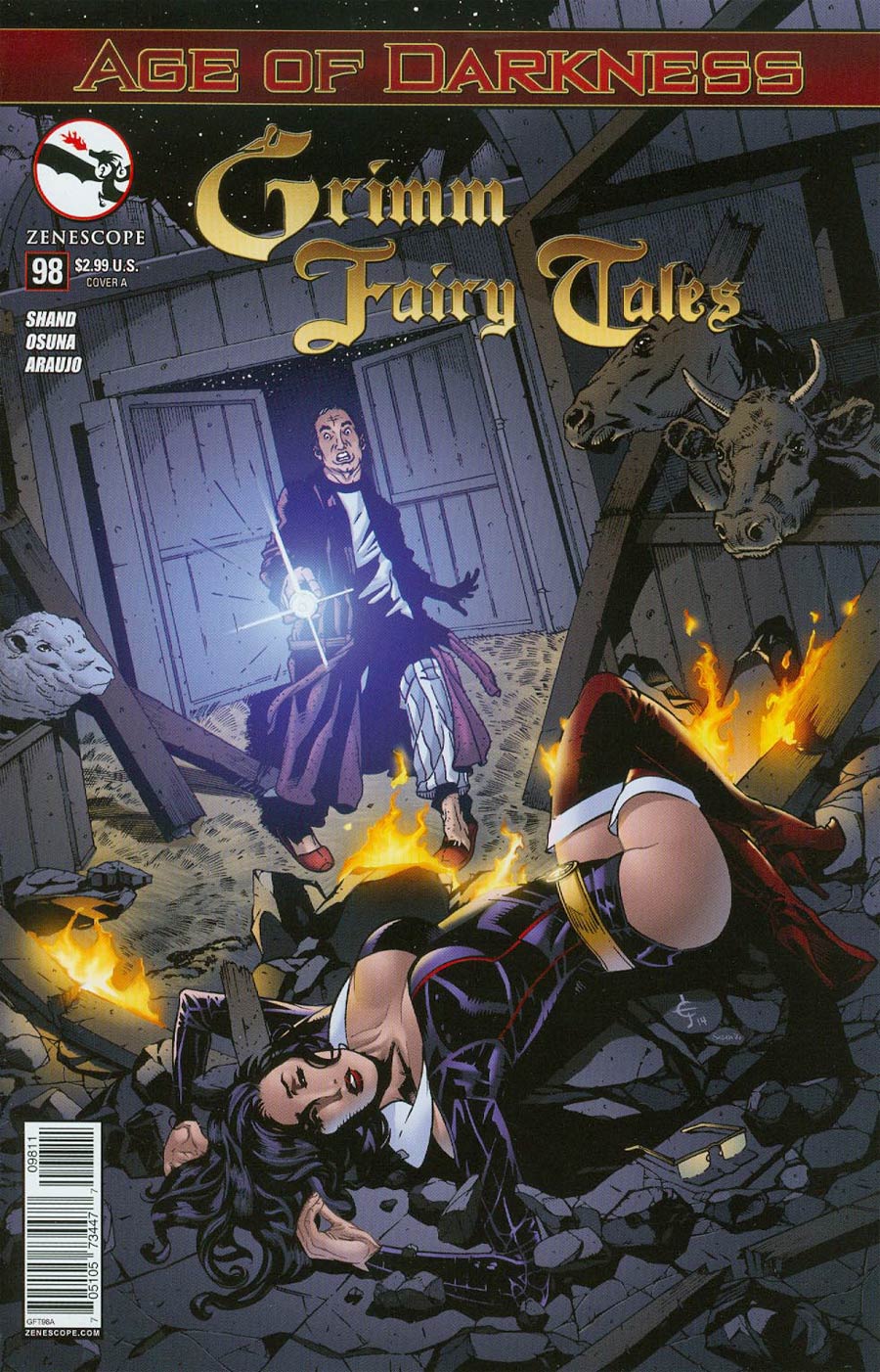 Grimm Fairy Tales #98 Cover A Drew Edward Johnson (Age Of Darkness Tie-In)
