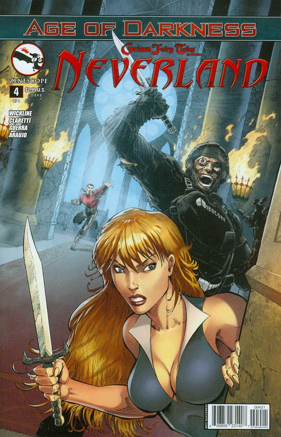 Grimm Fairy Tales Presents Neverland Age Of Darkness #4 Cover B Jason Metcalf