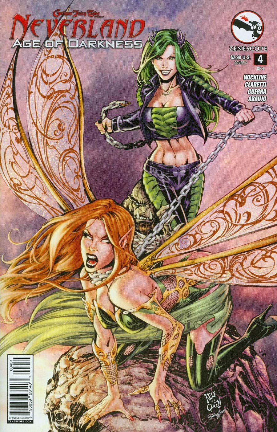 Grimm Fairy Tales Presents Neverland Age Of Darkness #4 Cover C Keu Cha