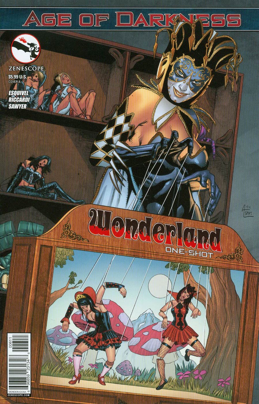 Grimm Fairy Tales Presents Wonderland Age Of Darkness One Shot Cover A Anthony Spay (Age Of Darkness Tie-In)