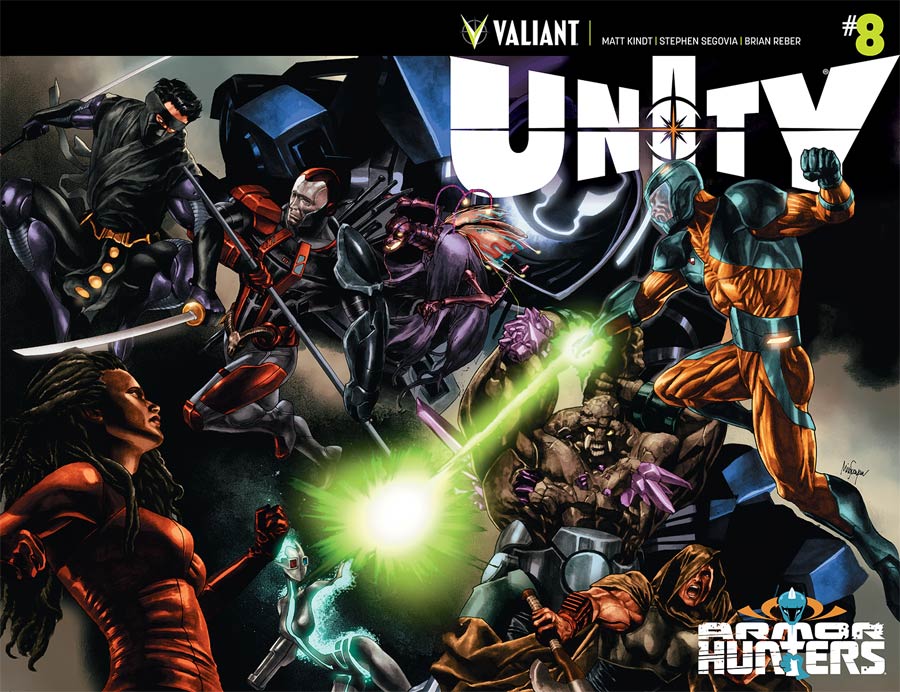 Unity Vol 2 #8 Cover A 1st Ptg Regular Mico Suayan Cover (Armor Hunters Tie-In)