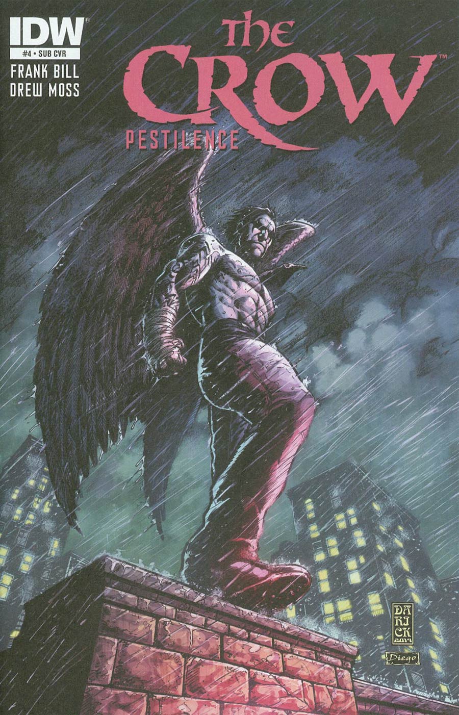 Crow Pestilence #4 Cover B Variant Darick Robertson Subscription Cover