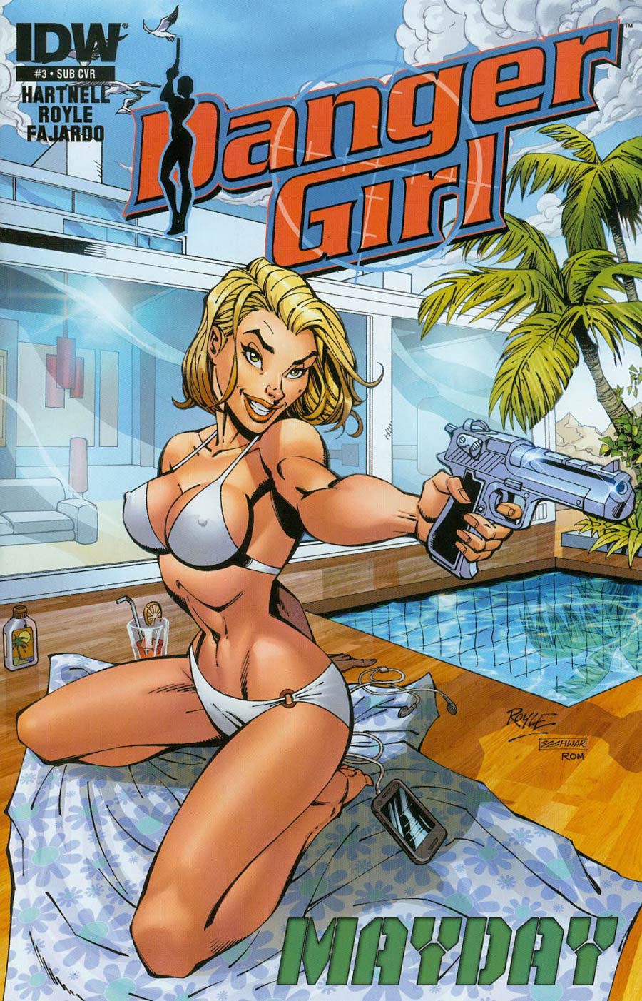 Danger Girl Mayday #3 Cover B Variant John Royle Subscription Cover