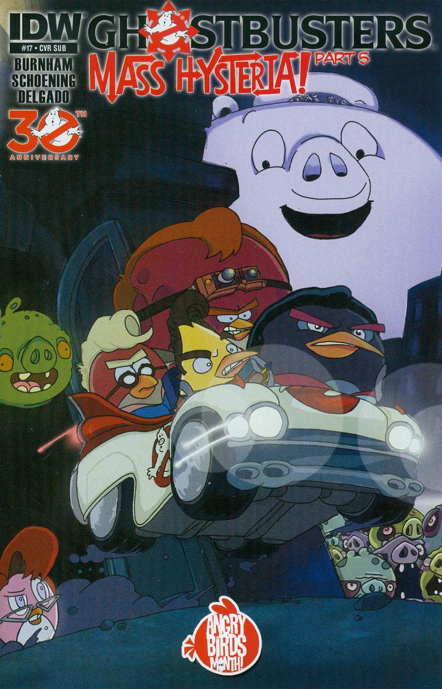 New Ghostbusters #17 Cover B Variant Tristan Jones Angry Birds Subscription Cover