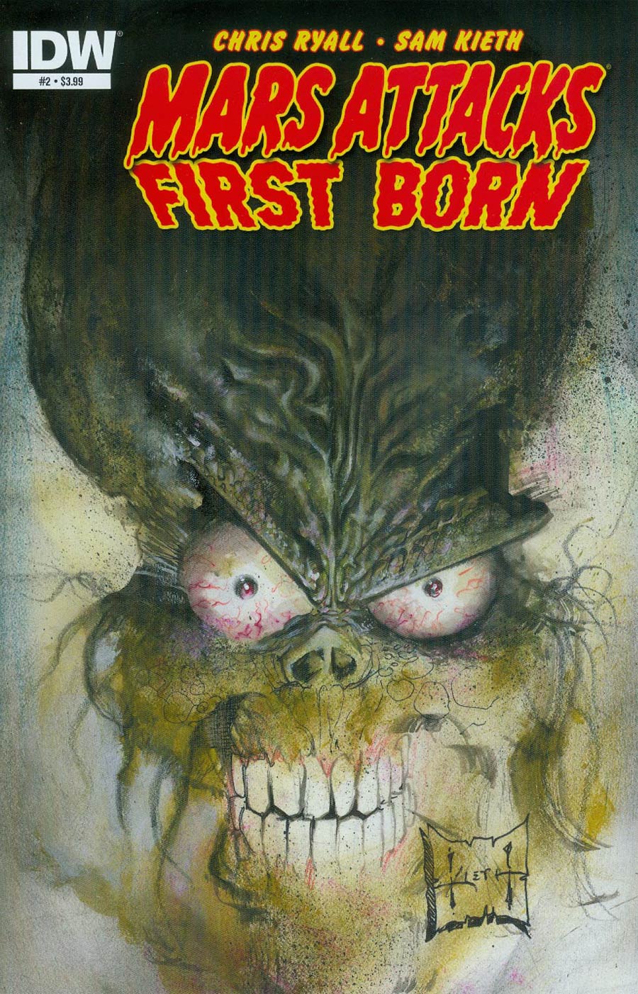 Mars Attacks First Born #2 Cover A Regular Sam Kieth Cover