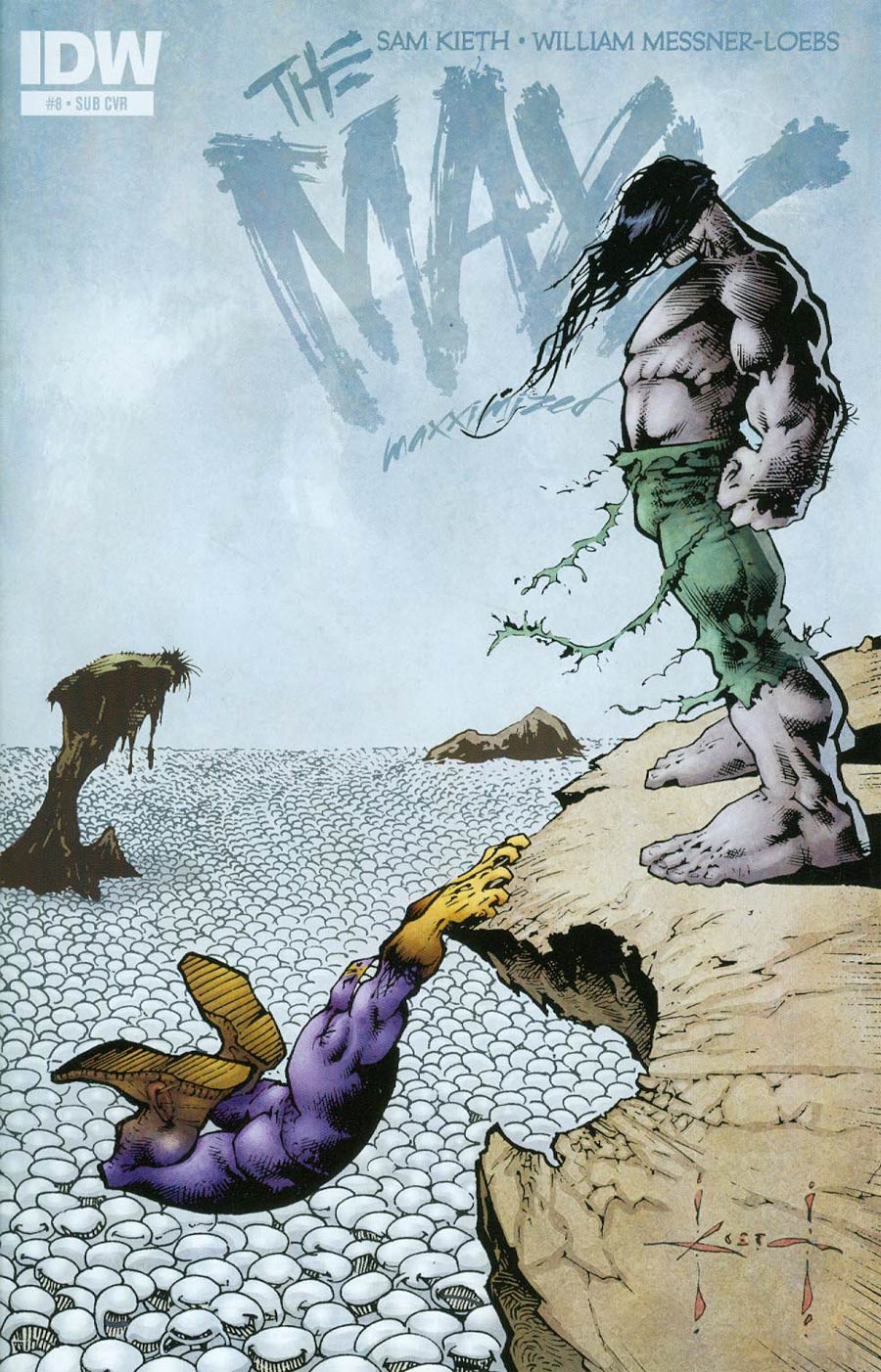 Maxx Maxximized #8 Cover B Variant Sam Kieth Subscription Cover